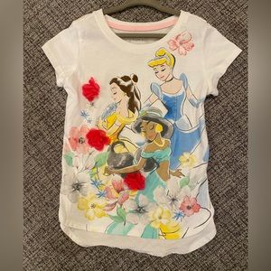 Disney Princess girls shirt feat. Cinderella, Jasmine and Belle